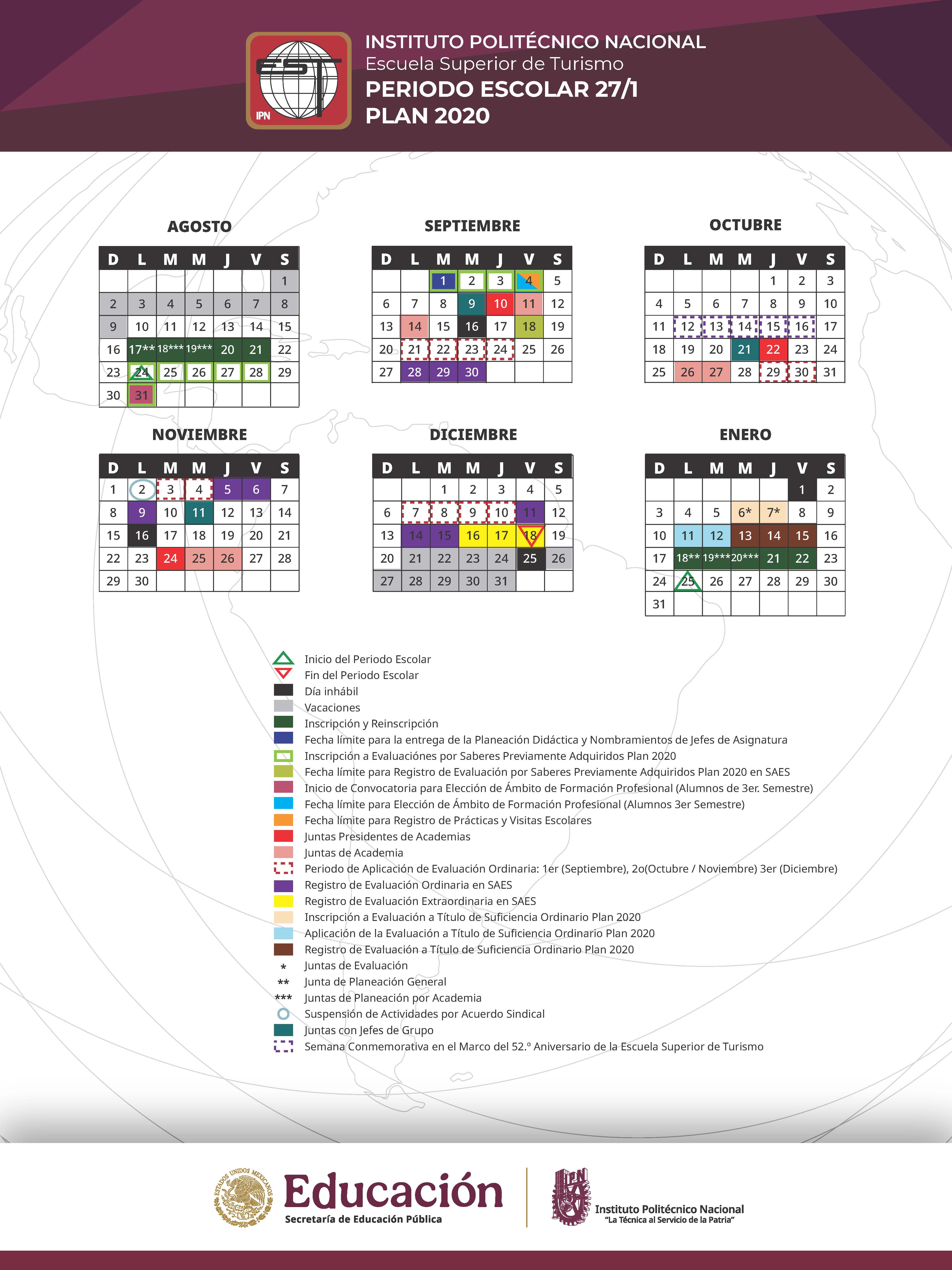 calendario academico est